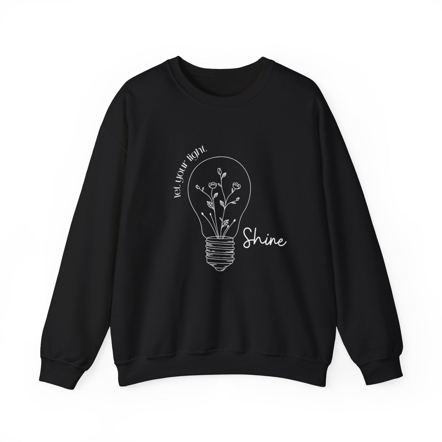 Shine Crewneck Sweatshirt - Positive Vibes Unisex Sweatshirt