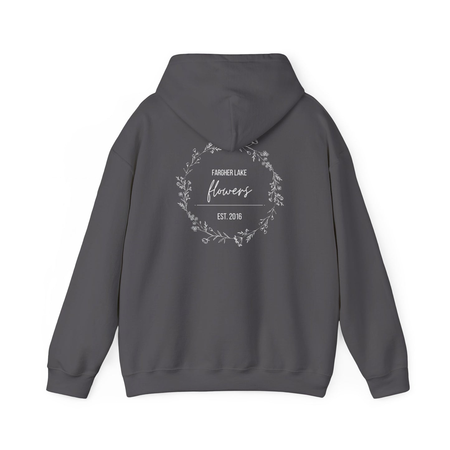 Fargher Lake Flowers Unisex Heavy Blend™ Hoodie - Cozy Botanical Sweatshirt