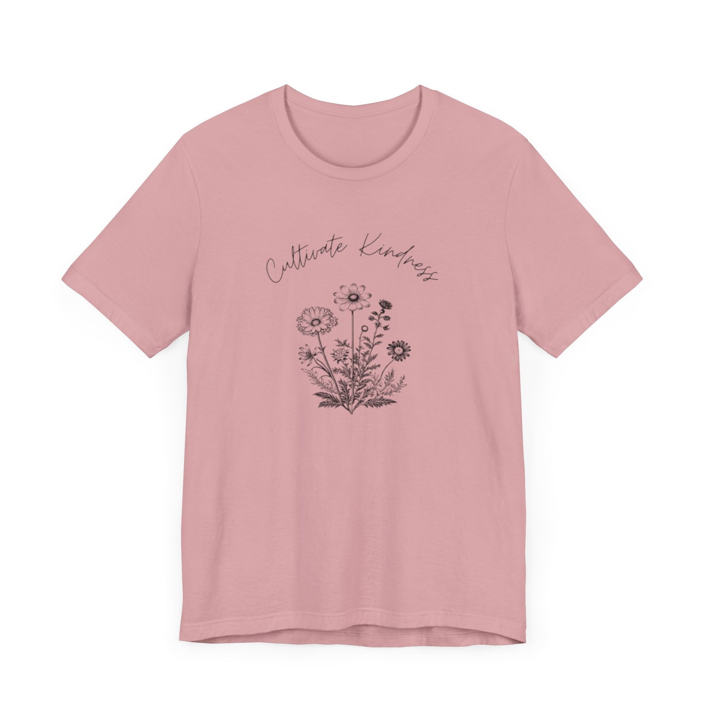 Cultivate Kindness Floral Unisex Jersey Tee - Perfect for Nature Lovers