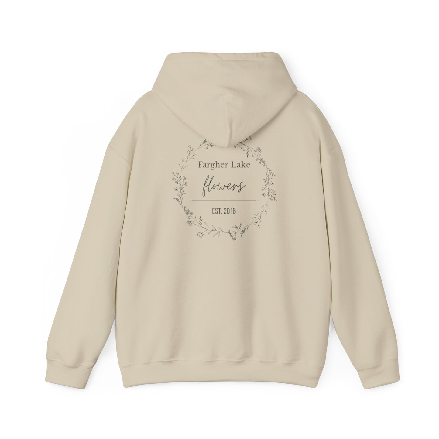 Fargher Lake Flowers Unisex Heavy Blend™ Hoodie - Cozy Botanical Sweatshirt