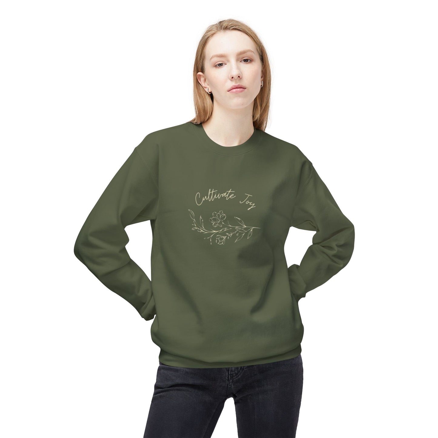 Cultivate Joy Fleece Crewneck Sweatshirt