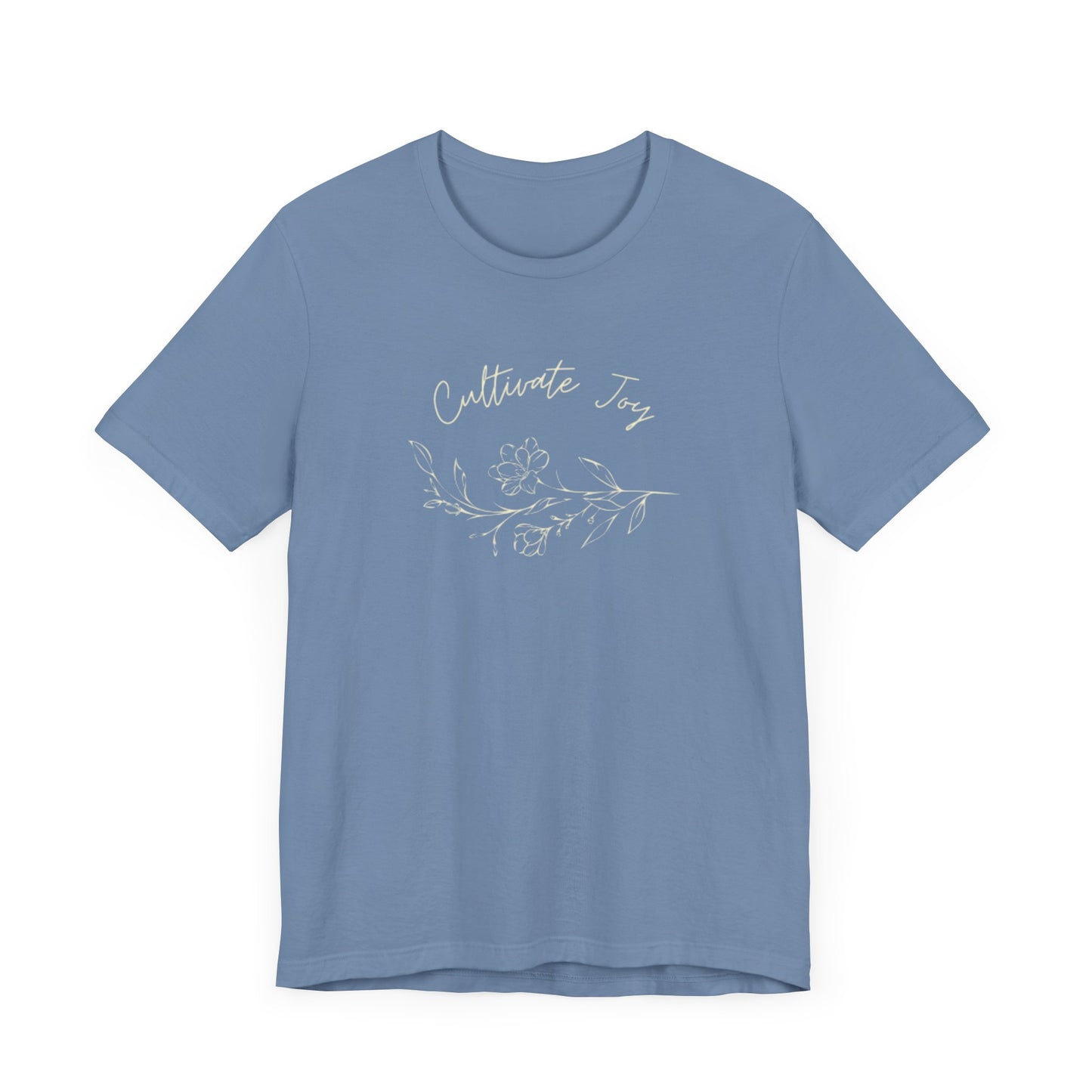 Cultivate Joy Floral Unisex Jersey Tee - Perfect for Nature Lovers