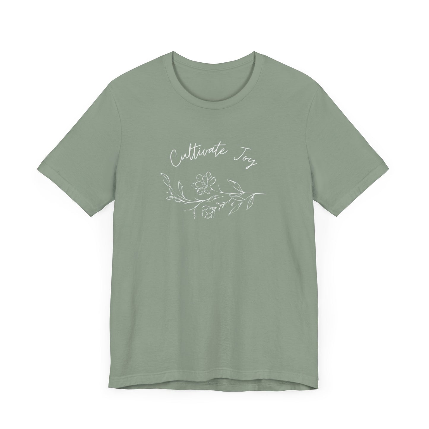 Cultivate Joy Floral Unisex Jersey Tee - Perfect for Nature Lovers