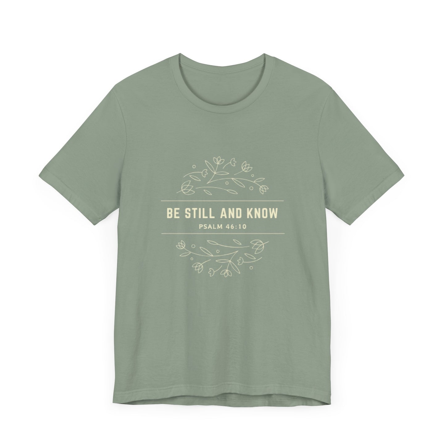 Be Still and Know Unisex Jersey Tee - Comfort & Faith Inspired T-Shirt